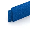 Detailaufnahme der Randausprägung von WARCO-Produkt 4296, Rodapié, Format 750 x 80 x 20 mm, Farbe Azul genciana.