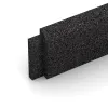 Detailaufnahme der Randausprägung von WARCO-Produkt 2263, Rodapié, Format 750 x 80 x 20 mm, Farbe Antracita.