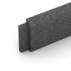 Detailaufnahme der Randausprägung von WARCO-Produkt 2266, Rodapié, Format 750 x 80 x 20 mm, Farbe Gris pizarra.