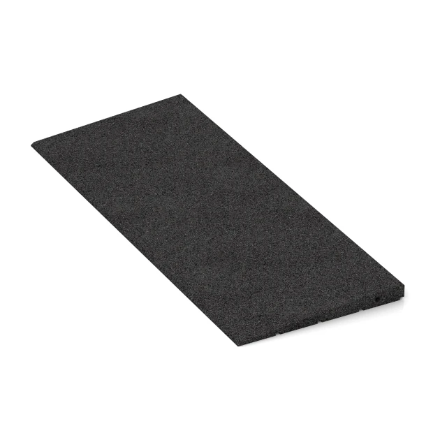 Detailaufnahme der Randausprägung von WARCO-Produkt 2348, Rampa de umbral 75 cm, Format 75 x 30 cm | 8 < 30 mm, Farbe Antracita.