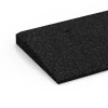 Detailaufnahme der Randausprägung von WARCO-Produkt 6596, Rampa para umbrales, Format 100 × 25 cm | 1 < 4 cm, Farbe Antracita.