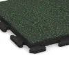 Detailaufnahme der Randausprägung von WARCO-Produkt 1314, Loseta para perreras, Format 500 x 500 x 40 mm, Farbe Césped inglés.