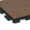 Detailaufnahme der Randausprägung von WARCO-Produkt 1302, Paving slab, Format 500 x 500 x 40 mm, Farbe Café con leche.