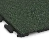 Detailaufnahme der Randausprägung von WARCO-Produkt 1601, Pavimento Fitness Baldosas de Goma Classic, Format 1000 x 1000 x 30 mm, Farbe Césped inglés.