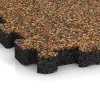 Detailaufnahme der Randausprägung von WARCO-Produkt 6107, Baldosa borde piscina sin juntas, Format 306 x 306 x 30 mm, Farbe Terracota.