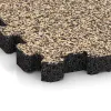 Detailaufnahme der Randausprägung von WARCO-Produkt 6108, Baldosa borde piscina sin juntas, Format 306 x 306 x 30 mm, Farbe Travertino.