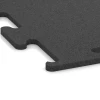 Detailaufnahme der Randausprägung von WARCO-Produkt 3747, Pavimento Fitness Performance Elite, Format 100 x 100 x 1,5 cm | 1,00 m², Farbe Antracita.