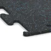 Detailaufnahme der Randausprägung von WARCO-Produkt 3758, Pavimento Fitness Performance Elite, Format , Farbe Azul ligeramente moteado.