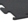 Detailaufnahme der Randausprägung von WARCO-Produkt 3769, Pavimento Fitness Performance Elite, Format , Farbe Rojo ligeramente moteado.