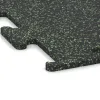 Detailaufnahme der Randausprägung von WARCO-Produkt 3771, Pavimento Fitness Performance Elite, Format , Farbe Verde ligeramente moteado.