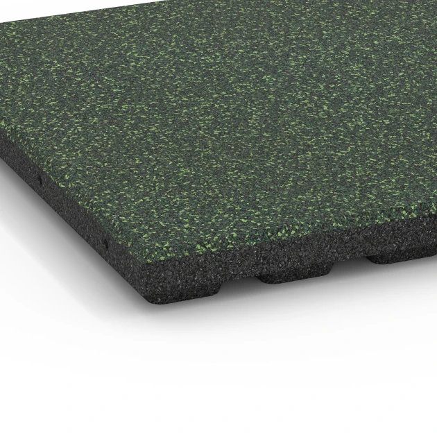 Detailaufnahme der Randausprägung von WARCO-Produkt 6365, Loseta de terraza Classic, Format 50 x 50 x 4 cm, Farbe Césped inglés.