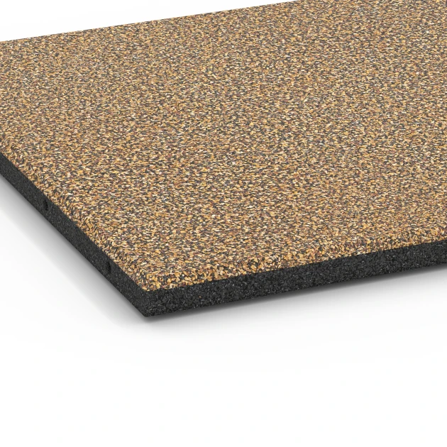 Detailaufnahme der Randausprägung von WARCO-Produkt 6362, Loseta de terraza Classic, Format 50 x 50 x 3 cm, Farbe Rattan.