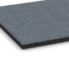 Detailaufnahme der Randausprägung von WARCO-Produkt 6130, Loseta amortiguadora 95 cm, Format 50 x 50 x 3 cm | 0,25 m², Farbe Gris grafito.