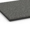 Detailaufnahme der Randausprägung von WARCO-Produkt 6413, Loseta amortiguadora – 90 cm, Format 50 x 50 x 3 cm | 0,25 m², Farbe Granito gris oscuro.
