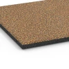 Detailaufnahme der Randausprägung von WARCO-Produkt 6416, Loseta amortiguadora – 90 cm, Format 50 x 50 x 3 cm | 0,25 m², Farbe Terracota.