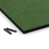 Detailaufnahme der Randausprägung von WARCO-Produkt 6249, Loseta de terraza – 3 cm, Format 50 x 50 x 3 cm, Farbe Verde hierba.