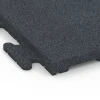 Detailaufnahme der Randausprägung von WARCO-Produkt 7055, Loseta de caucho Linea, Format 50 x 50 x 3 cm | 0,25 m², Farbe Gris pizarra.