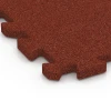 Detailaufnahme der Randausprägung von WARCO-Produkt 6989, Losetas para pistas deportivas, Format 50 x 50 x 3 cm | 0,25 m², Farbe Rojo ladrillo.
