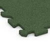 Detailaufnahme der Randausprägung von WARCO-Produkt 6985, Losetas de caucho para gimnasio, Format 50 x 50 x 2 cm | 0,25 m², Farbe Verde hierba.
