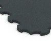 Detailaufnahme der Randausprägung von WARCO-Produkt 6323, Protector de suelo para gimnasio, Format 102,5 x 102,5 x 2,5 cm | 1,05 m², Farbe Antracita.
