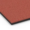 Detailaufnahme der Randausprägung von WARCO-Produkt 6380, Loseta de caucho para cuadras, Format 100 x 100 x 3 cm | 1,00 m², Farbe Rojo ladrillo.