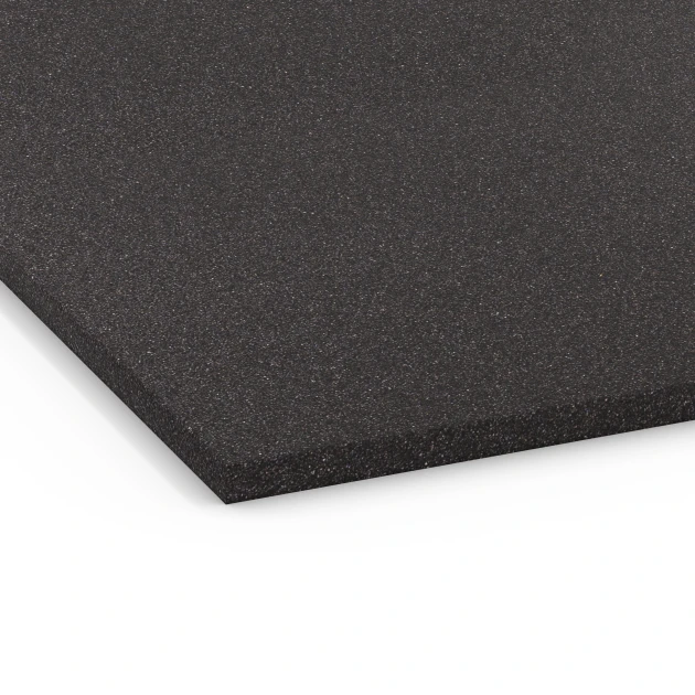 Detailaufnahme der Randausprägung von WARCO-Produkt 6655, Loseta de base Cl. 1, Format 104 x 104 x 1,8 cm, Farbe Antracita.