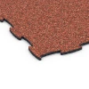 Detailaufnahme der Randausprägung von WARCO-Produkt 6836, Fitness Active suelo, Format 97,1 x 97,1 × 1,8 cm, Farbe Etna.