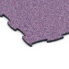 Detailaufnahme der Randausprägung von WARCO-Produkt 6810, Pavimento agility canino, Format 97,1 x 97,1 × 1,8 cm, Farbe Lavanda.