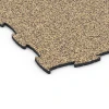 Detailaufnahme der Randausprägung von WARCO-Produkt 6840, Fitness Active suelo, Format 97,1 x 97,1 × 1,8 cm, Farbe Rattan.