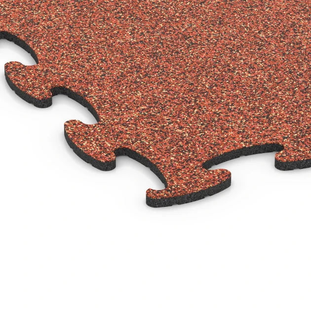 Detailaufnahme der Randausprägung von WARCO-Produkt 6926, Baldosa ferial encajable, Format 98 x 98 × 1,8 cm, Farbe Etna.