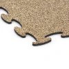 Detailaufnahme der Randausprägung von WARCO-Produkt 6876, Suelo Fitness Max, Format 98 x 98 × 1,8 cm, Farbe Rattan.