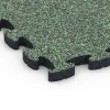 Detailaufnahme der Randausprägung von WARCO-Produkt 6933, Loseta amortiguadora puzzle, Format 44,6 x 44,6 × 2,8 cm, Farbe Césped inglés.