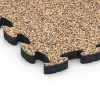 Detailaufnahme der Randausprägung von WARCO-Produkt 6934, Loseta amortiguadora puzzle, Format 44,6 x 44,6 × 2,8 cm, Farbe Terracota.
