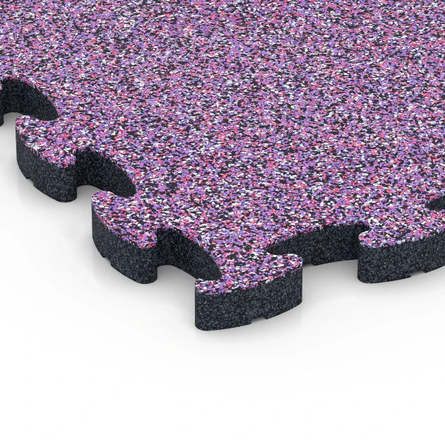 Detailaufnahme der Randausprägung von WARCO-Produkt 6945, Loseta de terraza, Format 44,6 x 44,6 × 2,8 cm, Farbe Lavanda.