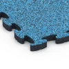 Detailaufnahme der Randausprägung von WARCO-Produkt 6848, Fitness Active suelo, Format 44,6 x 44,6 × 2,8 cm, Farbe Atlantico.