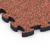 Detailaufnahme der Randausprägung von WARCO-Produkt 6881, Suelo Fitness Max, Format 44,6 x 44,6 × 2,8 cm, Farbe Etna.