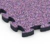 Detailaufnahme der Randausprägung von WARCO-Produkt 6882, Suelo Fitness Max, Format 44,6 x 44,6 × 2,8 cm, Farbe Lavanda.