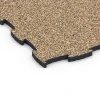 Detailaufnahme der Randausprägung von WARCO-Produkt 6853, Fitness Active suelo, Format 97,1 x 97,1 x 2,8 cm, Farbe Terracota.