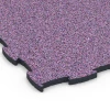 Detailaufnahme der Randausprägung von WARCO-Produkt 6891, Suelo Fitness Max, Format 97,1 x 97,1 x 2,8 cm, Farbe Lavanda.