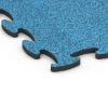 Detailaufnahme der Randausprägung von WARCO-Produkt 6893, Suelo Fitness Max, Format 97,1 x 97,1 x 2,8 cm, Farbe Atlantico.
