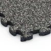 Detailaufnahme der Randausprägung von WARCO-Produkt 6769, Baldosa borde de piscina, Format 28,9 x 28,9 x 1,8 cm, Farbe Granito gris oscuro.