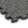 Detailaufnahme der Randausprägung von WARCO-Produkt 6814, Loseta efecto piedra encajable, Format 28,9 x 28,9 x 1,8 cm, Farbe Granito gris oscuro.
