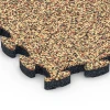 Detailaufnahme der Randausprägung von WARCO-Produkt 6817, Loseta efecto piedra encajable, Format 28,9 x 28,9 x 1,8 cm, Farbe Terracota.