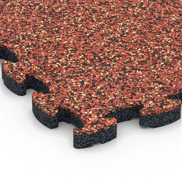 Detailaufnahme der Randausprägung von WARCO-Produkt 6818, Loseta efecto piedra encajable, Format 28,9 x 28,9 x 1,8 cm, Farbe Etna.