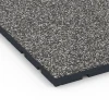 Detailaufnahme der Randausprägung von WARCO-Produkt 7132, Suelo de gimnasio para exterior, Format 60 x 60 x 3 cm | 0,36 m², Farbe Granito gris oscuro.