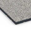 Detailaufnahme der Randausprägung von WARCO-Produkt 7133, Suelo de gimnasio para exterior, Format 60 x 60 x 3 cm | 0,36 m², Farbe Granito gris.