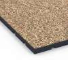 Detailaufnahme der Randausprägung von WARCO-Produkt 7135, Suelo de gimnasio para exterior, Format 60 x 60 x 3 cm | 0,36 m², Farbe Terracota.