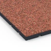 Detailaufnahme der Randausprägung von WARCO-Produkt 7136, Suelo de gimnasio para exterior, Format 60 x 60 x 3 cm | 0,36 m², Farbe Etna.