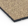 Detailaufnahme der Randausprägung von WARCO-Produkt 7140, Suelo de gimnasio para exterior, Format 60 x 60 x 3 cm | 0,36 m², Farbe Ratán.