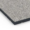 Detailaufnahme der Randausprägung von WARCO-Produkt 7142, Suelo de gimnasio para exterior, Format 60 x 60 x 4 cm | 0,36 m², Farbe Granito gris.
